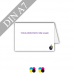 Grusskarte | 400g Bilderdruckpapier weiss | DIN A7 | 4/4-farbig